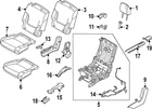 Genuine Nissan Folding Seat Latch Release Handle Bezel 88930-7JA0A New. Price: $21.30.