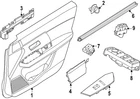 Genuine Nissan Door Switch Trim Panel 80960-7LF0A New. Price: $75.80.