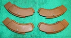 1971 1972 1973 Mustang MACH1 Boss Grande Cougar XR7 Ginger Seat Hinge Covers Set Used. Price: $119.00.