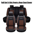 Usa For Infiniti Leather 5SEAT Cover Front Rear Full Set Cushion Pad Brown New. Price: $75.49.