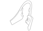 Genuine Nissan Seat Back Recliner Adjustment Mechanism Cover 87455-6LB0A New. Price: $34.18.