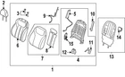 Genuine Hyundai Seat Back Panel 88491-R6010-NNB New. Price: $213.44.