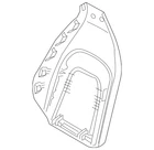 Genuine Audi Seat Back Panel 8S0-881-969-Q-ME9 New. Price: $170.40.