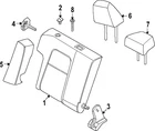 Genuine Nissan Folding Seat Latch Release Handle Bezel 88621-7LG0A New. Price: $25.03.