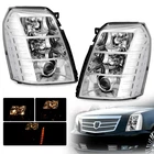 Chrome Hid/xenon Projector Headlights For 2007-2014 Cadillac Escalade Headlamps New. Price: $155.99.