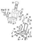 Genuine Mopar Seat Latch Left Outboard 5019001AB New. Price: $9.59.