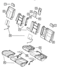 Genuine Mopar Second Row Armrest 6YS88DX9AA New. Price: $334.39.