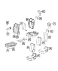 Genuine Mopar Rear Stow Seat Back Cover Right 7BG44PMHAA New. Price: $236.40.