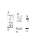 Genuine Mopar Heated Seat Element 68459036AB New. Price: $48.08.