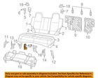 Chrysler Oem 11-17 Compass Rear Seat Components-inner Shield 1FN63DK2AA New. Price: $40.95.