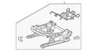 Genuine Toyota Cushion Frame 72010-42320 New. Price: $403.59.