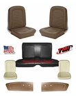 1964-1/2 -1965 Ford Mustang Coupe Palomino Seat Upholstery, Foam & Panel Kit New. Price: $1014.24.