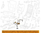 Gm Oem 17-23 Acadia Tracks Second Row Seats-harness 84149403 New. Price: $98.80.