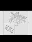 LJ6Z9961710B 20-26 Ford Escape & 21-26 Bronco Sport Front Passenger Seat Track New. Price: $1000.00.