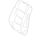 Genuine Mercedes-benz Seat Back Cushion Cover 212-910-79-05-8S40 New. Price: $401.46.