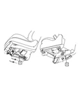 Genuine Mopar Seat Wiring 68002270AA New. Price: $6.83.
