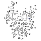 For Dodge Ram 1500 09-10 Left Lower Seat Lumbar Support Cushion Bracket New. Price: $13.91.