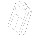 Genuine Nissan Seat Back Cushion Cover 88670-6LB4E New. Price: $759.06.