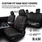 Premium Leather Car Seat Cover Fit For Dodge Ram 1500 2500 2009-2026 Front Rear New. Price: $59.99.