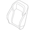 Genuine Bmw Seat Back Cover 52-10-9-504-871 New. Price: $758.72.
