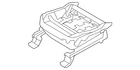 Genuine Ford Seat Frame 9A8Z-9661704-A New. Price: $348.60.