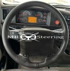 Real Black Leather Steering Wheel Cover For Volvo Truck VNL300 2017+ New. Price: $56.30.