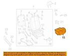 Nissan Oem 10-13 Altima Front Seat-foam Cushion Pad 87300ZX52N New. Price: $760.11.