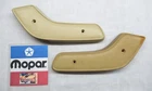 71 72 Charger Road Runner Gtx Standard Bench Seat Hinge Covers Set Light Gold Used. Price: $26.99.