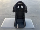 Sparco Pro-adv Black Racing Bucket Seat Fia Fixed Back Track Hpde Drift Used. Price: $383.00.