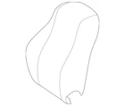 Genuine Mercedes-benz Outer Cover Seat Backr 167-910-65-14-9E38 New. Price: $866.20.