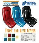 1967 Camaro Deluxe Front & Rear Seat Upholstery Any Color By Distinctive Ind. New. Price: $792.90.