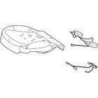 Genuine Mercedes-benz Oe Padding, Frt. Seat Cush. 296-910-95-02 New. Price: $363.18.