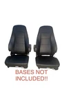 Freightliner M2 106+ Semi Truck Black Vinyl Air Ride Bucket Seats (set Of 2) New. Price: $422.96.