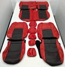 For Toyota BZ4X Xle Limited 2023-2026 Black Red Leather Seat Covers MB206 New. Price: $599.25.