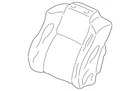 Genuine Honda Seat Back Cushion Cover 04875-S9V-AA0ZC New. Price: $534.20.