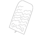 Genuine Volkswagen Seat Back Heater 5H0-963-557-D New. Price: $217.09.