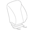 Genuine Gm Jet Black Passenger Seat Back Cover 95086350 New. Price: $79.68.