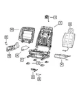 Genuine Mopar Seat Bracket 68159141AA New. Price: $17.72.