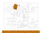 Gm Oem 15-20 Escalade Seats Tracks Driver Components-seat Back Pad 84381554 New. Price: $63.49.