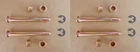 Door Hinge Pins Retainers & 8 Bushings! For 94-2003 Dodge Ram 1500 2500 3500 New. Price: $38.00.
