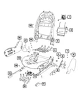 Genuine Mopar Power Way Lumbar 68536540AA New. Price: $176.32.