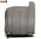 1999 2000 2001 2002 Chevy Silverado Top Lean Back Leather Seat Cover In Gray New. Price: $166.12.