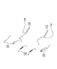 Genuine Mopar Recliner Cable 68351715AA New. Price: $47.49.