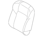 Genuine Nissan Seat Back Cushion Cover 87620-6TB8C New. Price: $1067.37.