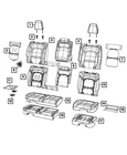 Genuine Mopar Seat Back Foam 68299889AD New. Price: $79.01.