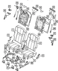 Genuine Mopar Seat Back Cover Right 1JP201D1AA New. Price: $56.86.
