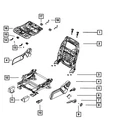 Genuine Mopar Front Seat Cushion Frame 68078520AA New. Price: $158.05.