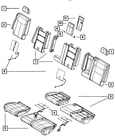 Genuine Mopar Rear Seat Back Cover Right 5RV82DX9AB New. Price: $222.16.