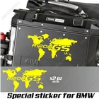 Pair Of Stickers World Map For Bmw 1200 Gs Ac Globe Side Cases Yellow Nuovo. Price: $20.90.