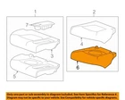 Gm Oem 16-18 Spark Seats Tracks Rear Components-seat Cushion Pad 95443089 New. Price: $112.86.